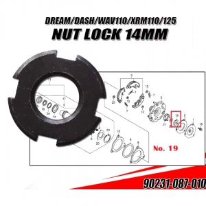 ĐAI ỐC KHÓA LY HỢP DREAM 100/ WAVE 100/ FUTURE 100