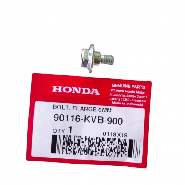 ỐC 6MM BẮT BÌNH NƯỚC PHỤ / HỘP LỌC GIÓ / DÈ TRƯỚC SAU VARIO 2021 / SONIC / WINNER V1V2V3 / CLICK / PCX / SCOOPY / CBR / DREAM / WAVE ( XÀI MỌI XE ) - 90116-KVB-900