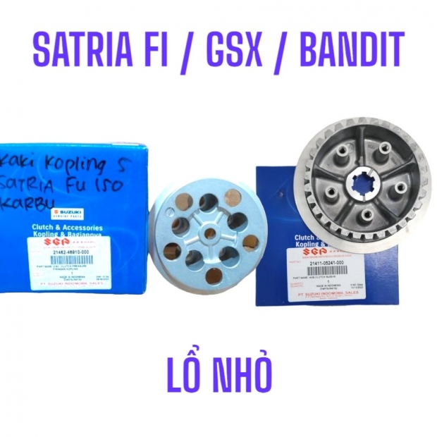 CẶP NHÔM NỒI SATRIA FI 150 / GSX 150 / RAIDER FI 150 ( LỖ NHỎ )
