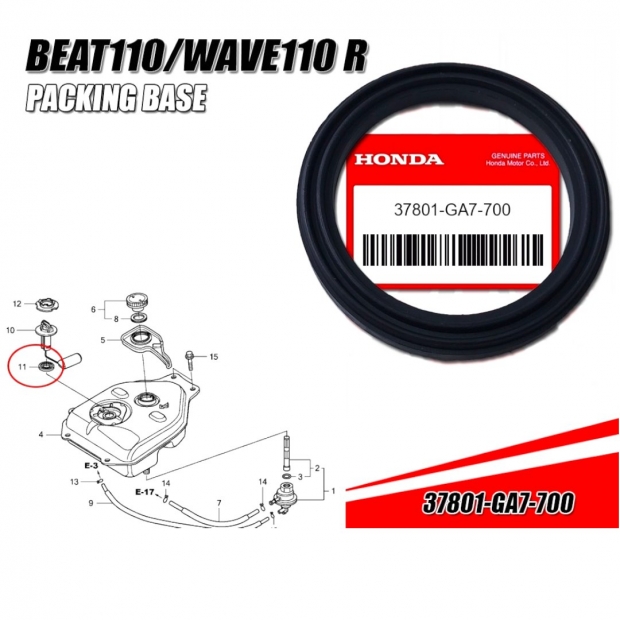 RON CỤM PHAO XĂNG WAVE 110 / WAVE 100 / DREAM / WAVE ALPHA / WAVE S ( 37801-GA7-700)