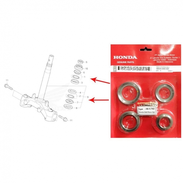 CHÉN CỔ VARIO 2021 / VARIO 2023 / VARIO 160 / CLICK 125 / CLICK 150 (06535-GN5-503)