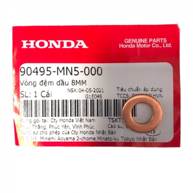 ỐC VÒNG ĐỆM DẦU 8MM SUPER DREAM / WAVE 100 ( XÀI MỌI XE )