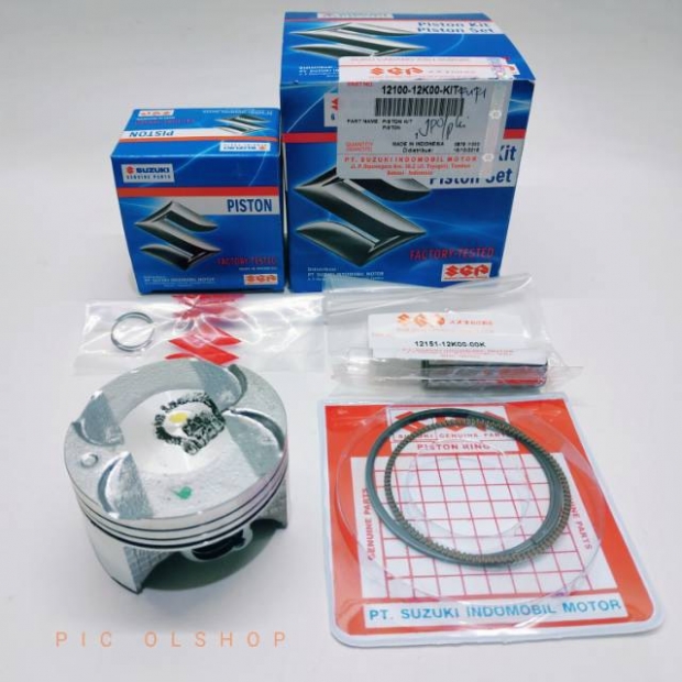 PÍT TÔNG BẠC SATRIA FI 150 / GSX 150 / RAIDER FI 150 ( FULL SET ) - 12100-12K00-KIT