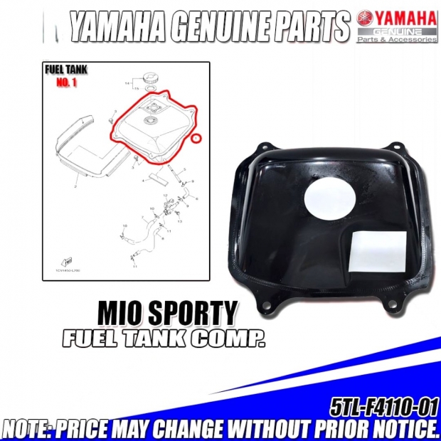 BÌNH XĂNG LỚN MIO 2004 / MIO 115 / MIO SMILE 2006