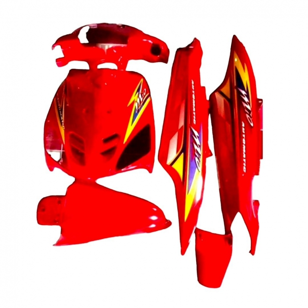 DÀN ÁO MIO 2004 MÀU ĐỎ BÓNG / MIO 115 ( ÁO CTY LUÔN TEM )