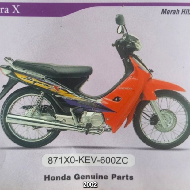 TEM NHŨ WAVE 100 MÀU ĐEN CAM ĐỜI 2002 ( INDONESIA ) - 871X0-KEV-600ZC