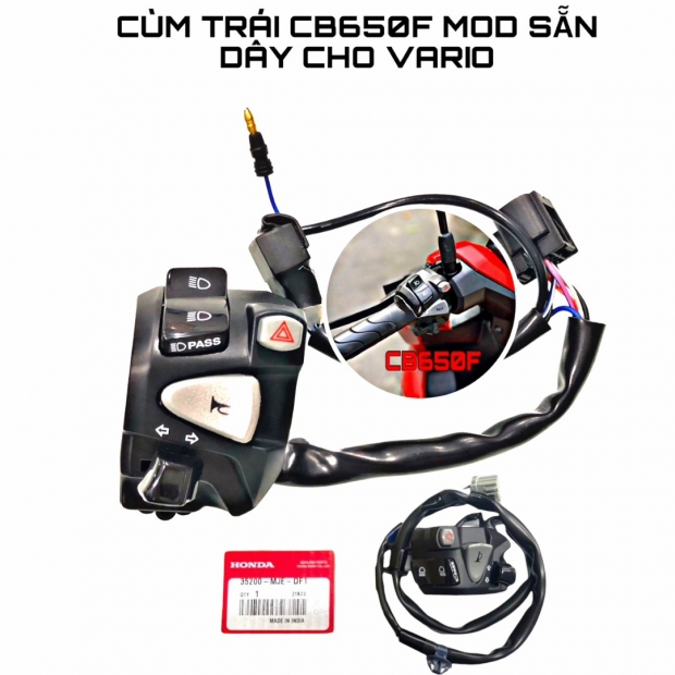 CÙM CBR 650 CHÍNH HÃNG MODE SẲN CHO VARIO (35200-MJE-DF1)