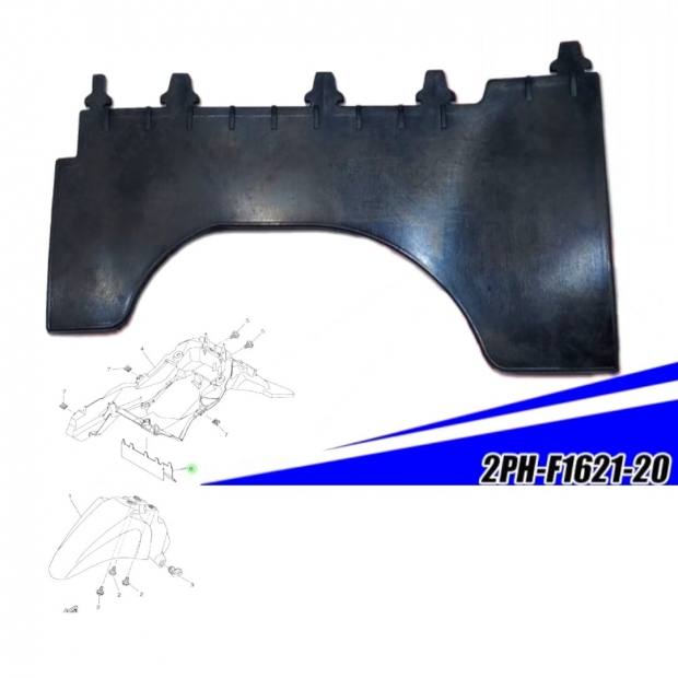 CHẮN BÙN CAO SU DÈ SAU MIO M3 ĐỜI 125 - 2PH-F1621-20