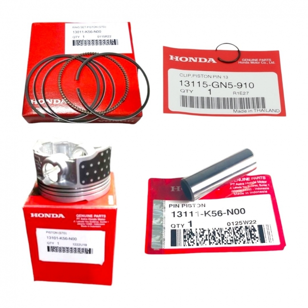 SET PÍT TÔNG BẠC SONIC 150 STD / WINNER V1V2V3 / CBR ( 4 CHI TIẾT )