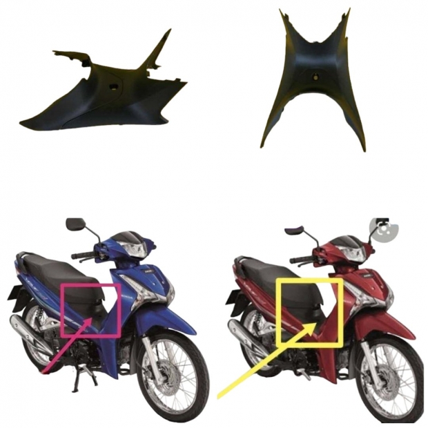 CẶP NHÁM BAGA WAVE 125I LED / FUTURE 125I LED ĐEN