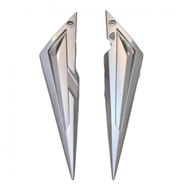 DÀN ÁO MXKING 135 ĐỎ ĐEN ( 2008 ) - ỐP SƯỜN NHỎ MXKING 135 BẠC TRÁI