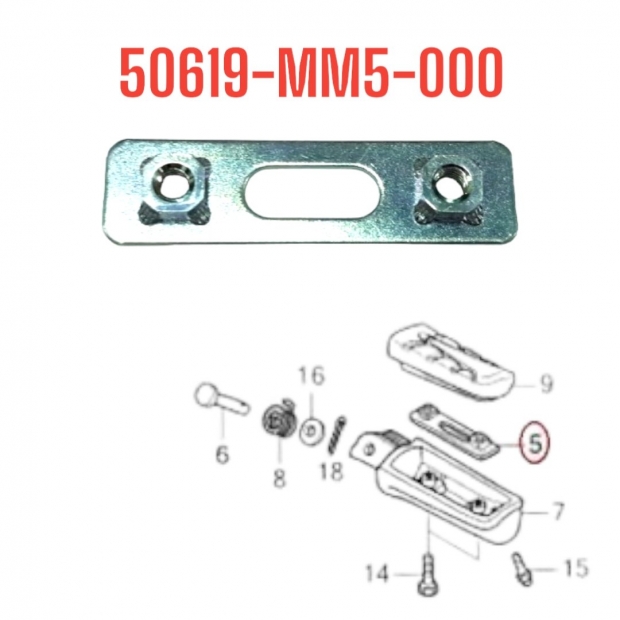 PÁT ĐỊNH VỊ GIỬ CAO SU GÁC CHÂN TRƯỚC WINNER X / WINNER V2 / WINNER V3