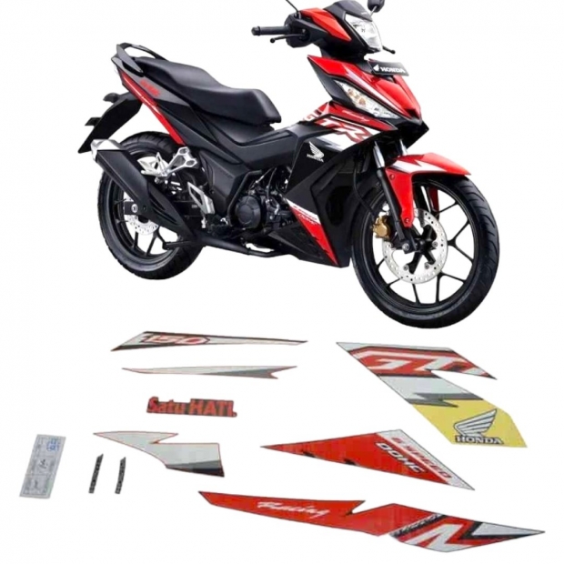 TEM GTR 150 ĐỎ ĐEN BÊN PHẢI / UP WINNER V1 ( ĐỜI 2021 )