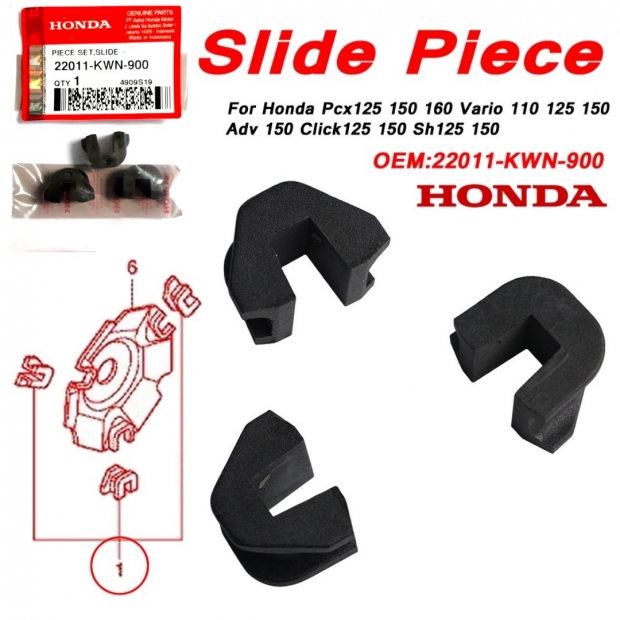 KẸT TRƯỢT NỒI VARIO 125 TNDG / VARIO 150 / PCX 125 / ADV 150 / CLICK 150 / CLICK 125 / SH 125 / SH 150 ( SET 3 KẸT 2012-2025 ) - 22011-KWN-900