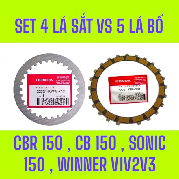 LÁ BỐ / LÁ SẮT SONIC 150 / WINNER V1V2V3 / CB 150 / CBR 150