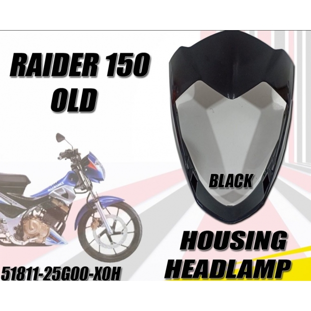 ỐP ĐẦU SATRIA FU 2K6 ĐEN BÓNG (51811-25G00-X0H)