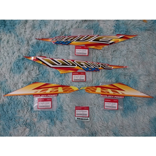 TEM WAVE 100S THÁI MÀU VÀNG ĐỎ