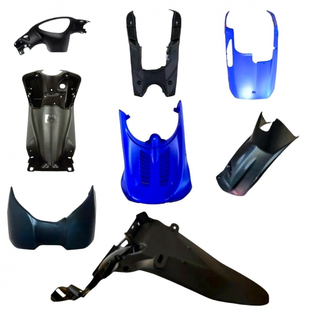 DÀN NHÁM MIO SMILE 2006 / MIO 115 ( 8 CHI TIẾT SÀN GẦM CHẮN BÙN MÀU XANH )