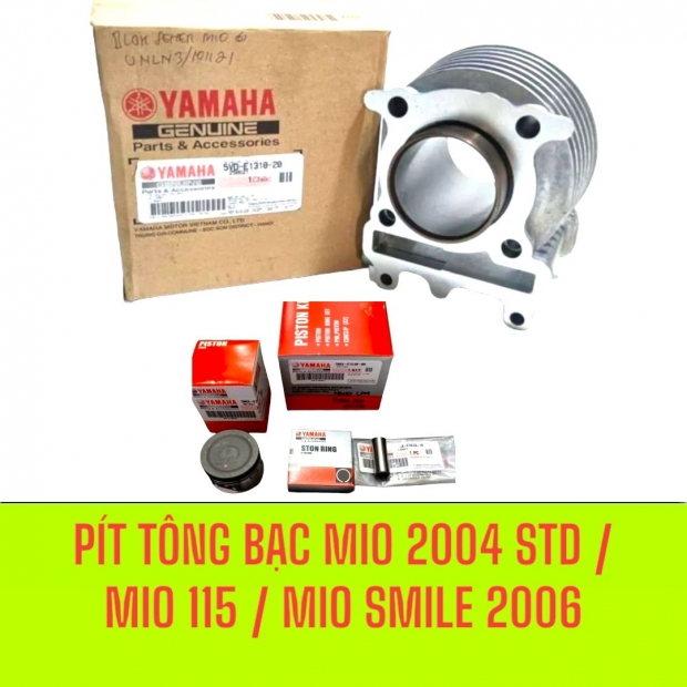 LÒNG PÍT TÔNG BẠC MIO 2004 STD / MIO 115 / MIO SMILE 2006