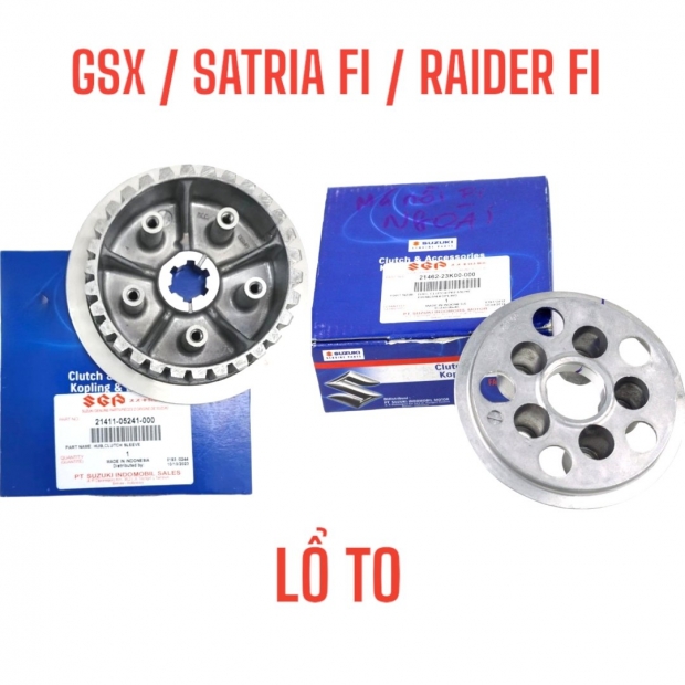 CẶP MẶT NHÔM GSX 150 / SATRIA FI 150 / RAIDER FI 150 ( LỔ TO )