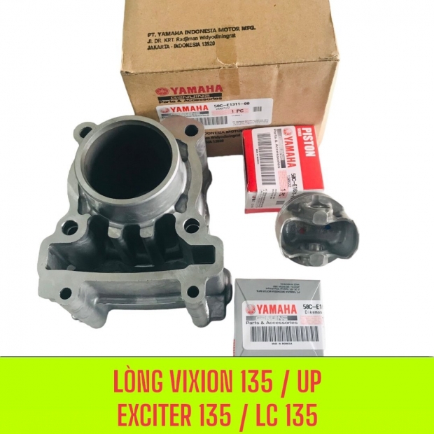 LÒNG PÍT TÔNG BẠC VIXION 135 / UP EXCITER 135 / LC 135