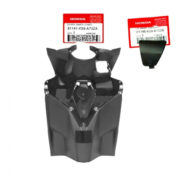 YẾM KHÓA KÈM NẮP ĐẬY VARIO 150 ĐỜI 2021 MÀU ĐEN