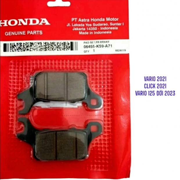 BỐ THẮNG TRƯỚC VARIO 2021 / CLICK 2021 / VARIO 160 CBS / VARIO 125 ĐỜI 2022 / BEAT CBS / GENNIO