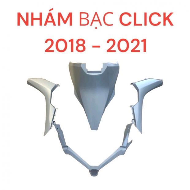 DÀN NHÁM BẠC CLICK 2021 / UP VARIO 2021 ( 4 MÓN CHÍNH HÃNG HONDA )
