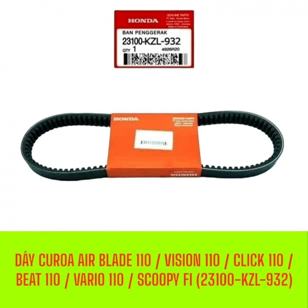 DÂY CUROA AIR BLADE 110 / VISION 110 / CLICK 110 / BEAT 110 / VARIO 110 / SCOOPY FI (23100-KZL-932)
