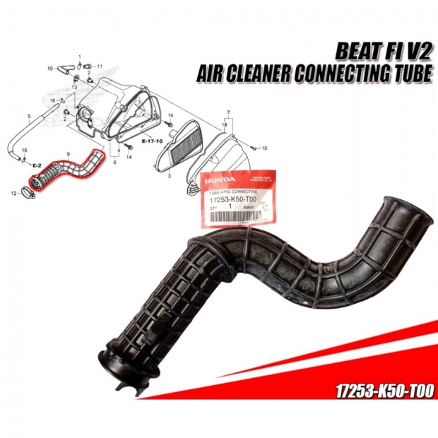 CỔ HÚT GIÓ SCOOPY 150 ĐỜI 2019 / BEAT FI / ZOMMER