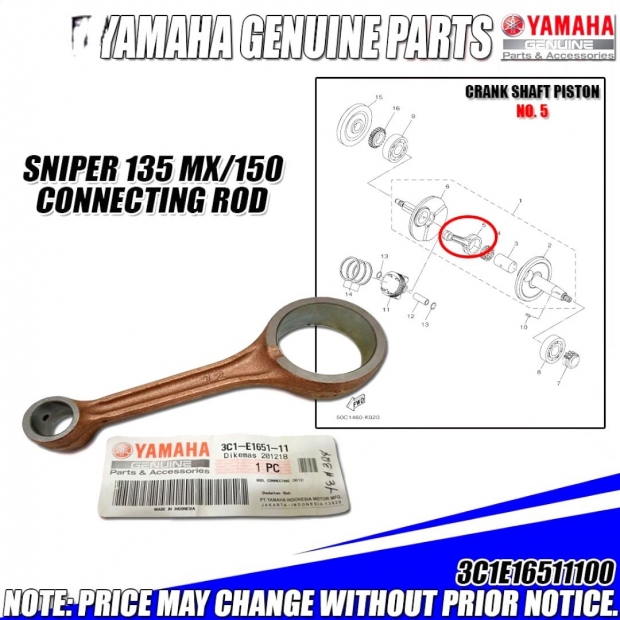 TAY DÊN MXKING 150 / UP EXCITER 150 / EXCITER 135 / LC 135