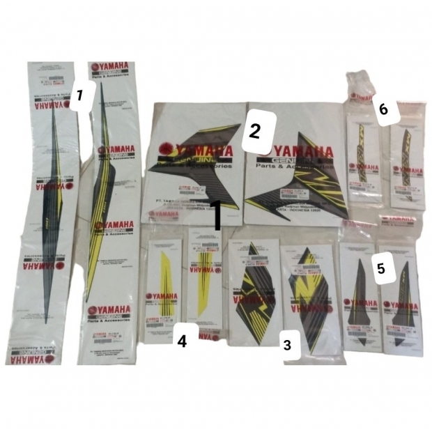 TEM MXKING 150 VÀNG CHANH ĐỜI 2022 (LẺ TỪNG CHI TIẾT )