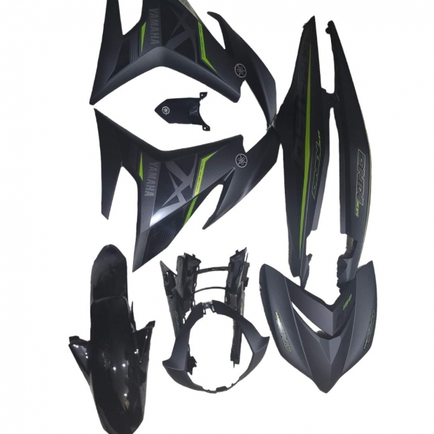 DÀN ÁO EXCITER 150 ĐEN NHÁM / UP TEM MXKING 150 XANH ĐEN ĐỜI 2017