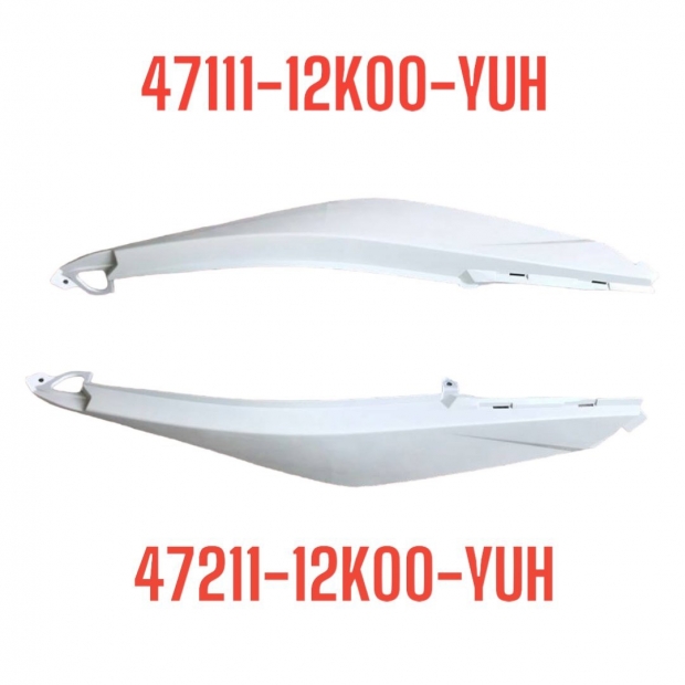 ỐP HÔNG SATRIA FI 150 MÀU TRẮNG BÊN TRÁI