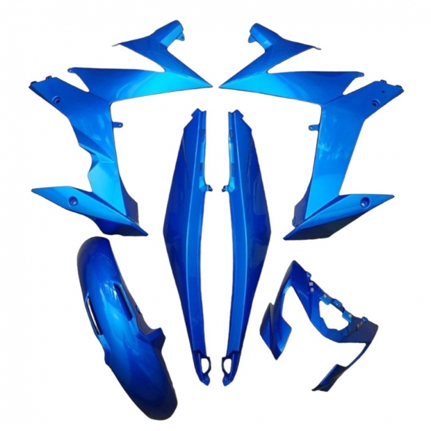 DÀN ÁO SATRIA FI 150 / RAIDER FI 150 XANH GP