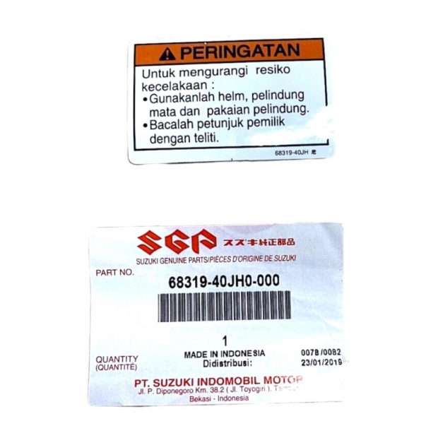 TEM THÔNG SỐ NẮP CỐP SATRIA FI 150