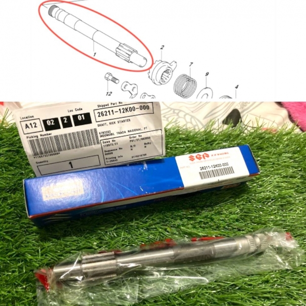 CỐT GIÒ ĐẠP SATRIA FI 150 / RAIDER FI 150