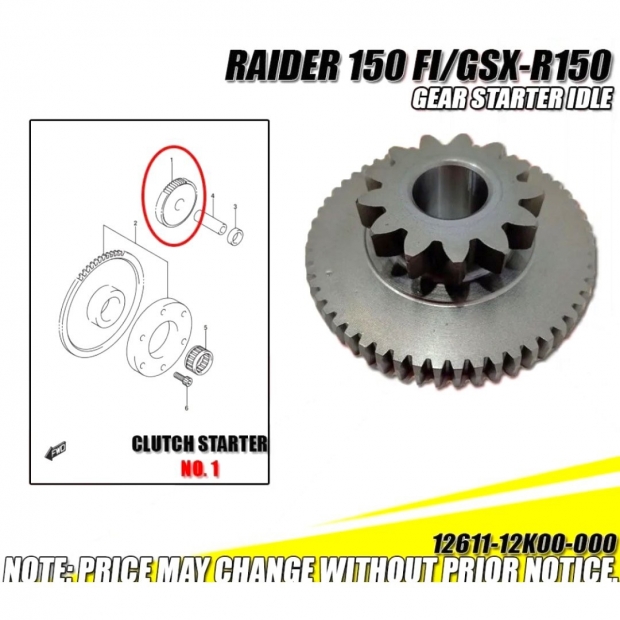 NHÔNG ĐỀ NHỎ SATRIA FI 150 / GSX 150 / RAIDER FI 150