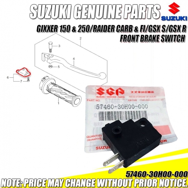 STOP TAY THẮNG SATRIA FI 150 / GSX 150 / RAIDER FU 150