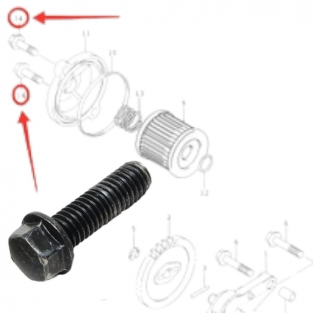 ỐC BẮT NẮP NHỚT SATRIA FI 150