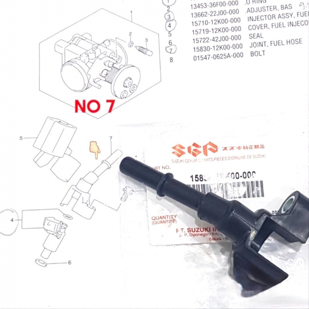 CHỤP GIỮ KIM PHUN XĂNG SATRIA FI 150 / GSX 150