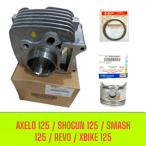 LÒNG PÍT TÔNG BẠC AXELO 125 / SHOGUN 125 / SMASH 125 / REVO / XBIKE 125