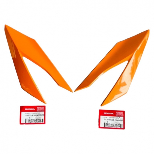 TAI THỎ SONIC 150 MÀU CAM BÊN PHẢI