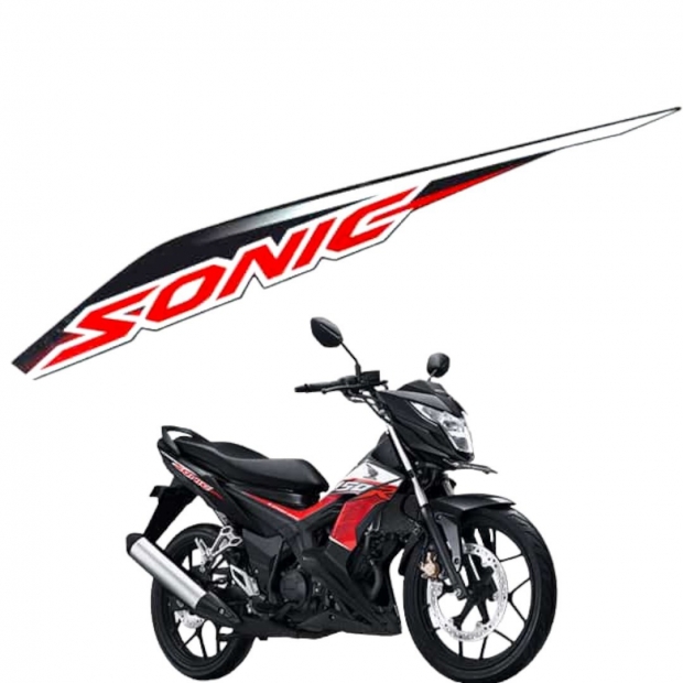 TEM ỐP HÔNG SONIC 150 ĐEN NHÁM BÊN TRÁI (ĐỜI 2021)