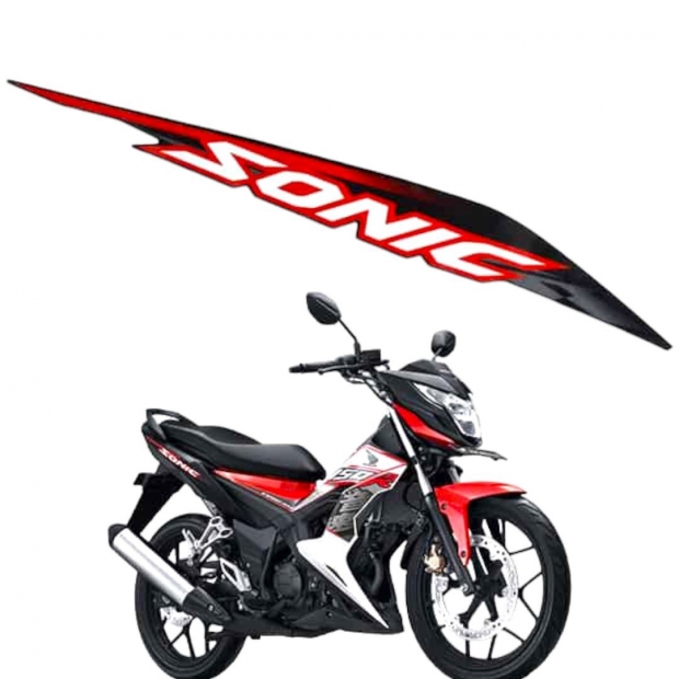 TEM ỐP HÔNG SONIC 150 ĐỎ TRẮNG ĐEN PHẢI (ĐỜI 2021)