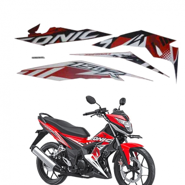 TEM SONIC 150 TRẮNG ĐỎ BÊN TRÁI (ĐỜI 2017)