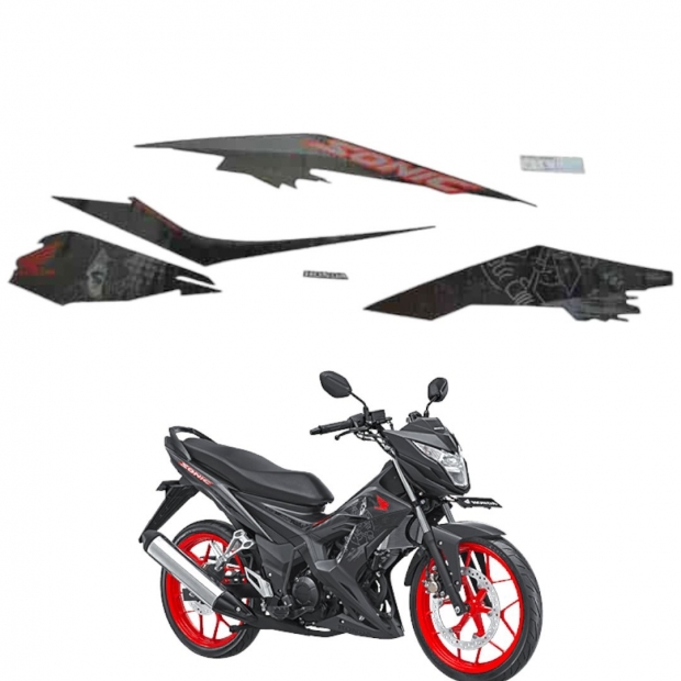 TEM SONIC 150 ĐEN NHÁM BÊN TRÁI ( ĐỜI 2017 )