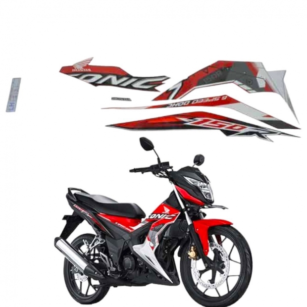 TEM SONIC 150 TRẮNG ĐỎ ĐEN BÊN TRÁI ( ĐỜI 2018 )