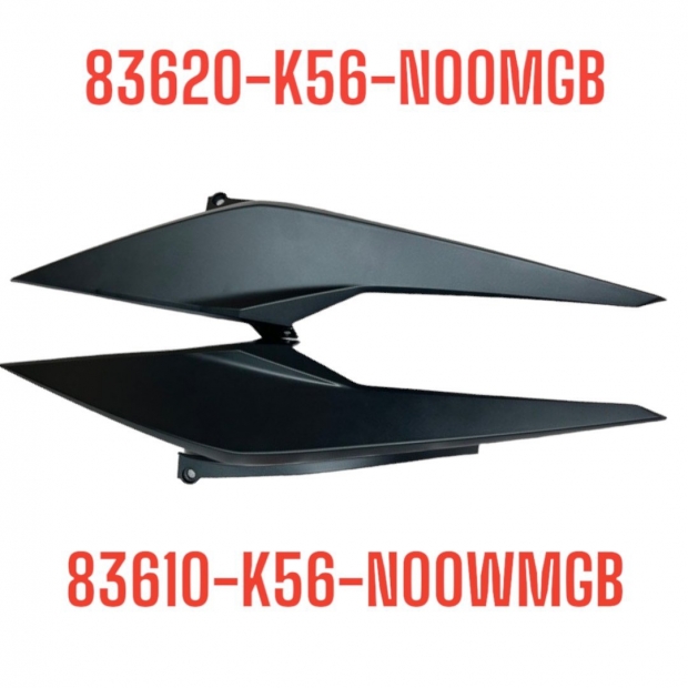 ỐP HÔNG SONIC 150 ĐEN NHÁM BÊN TRÁI