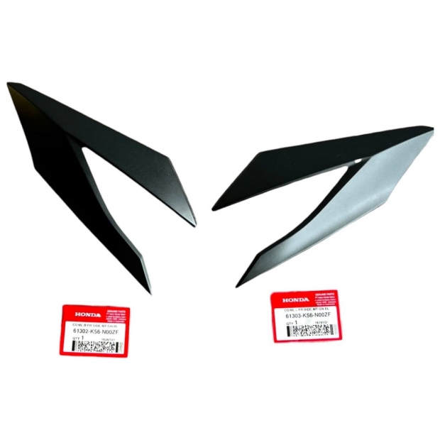 TAI THỎ SONIC 150 ĐEN NHÁM BÊN PHẢI